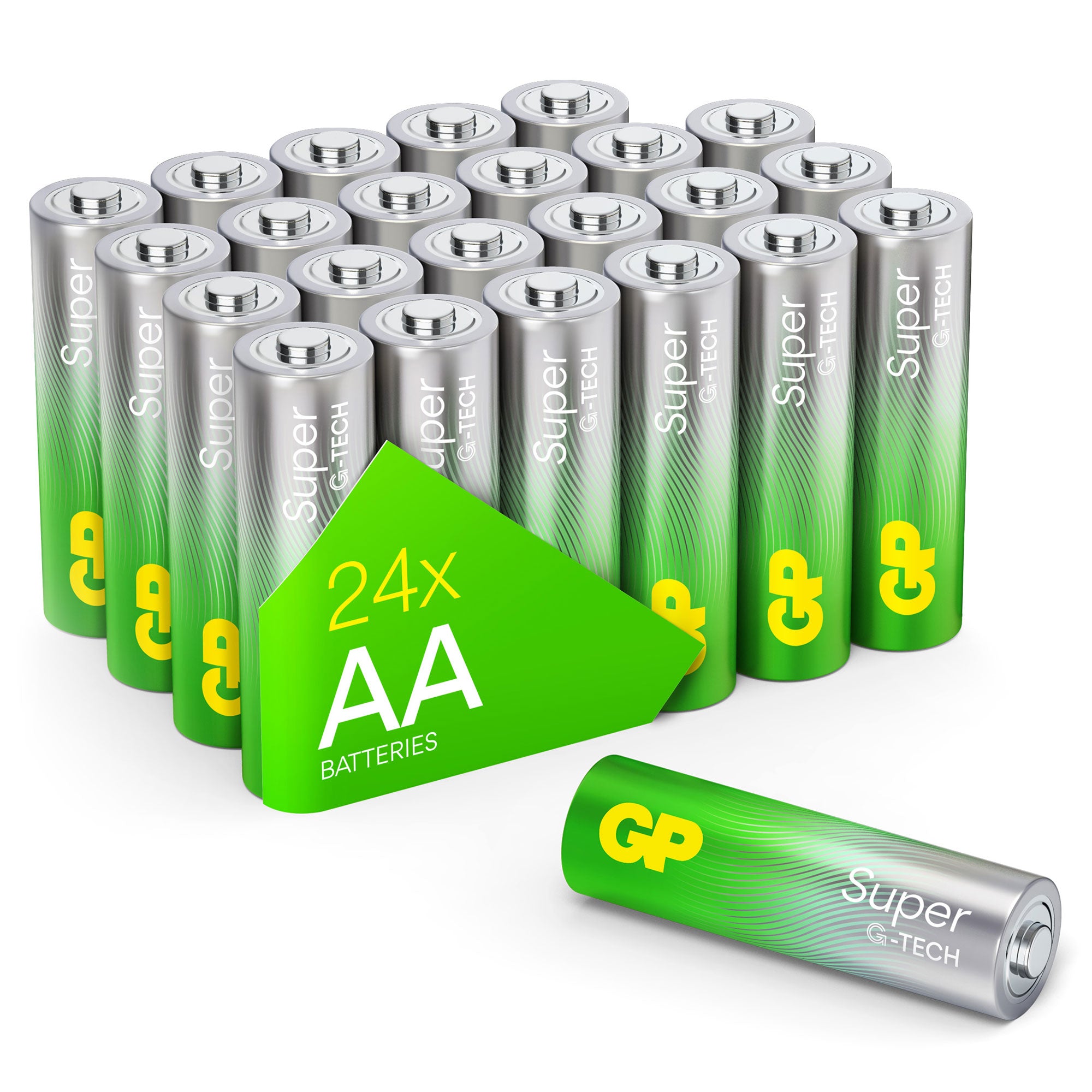 GP Super Alkaline Batterie AA Mignon 1,5V 24er Pack GP Super Alkaline Batterie AA Mignon 1,5V 24er Pack